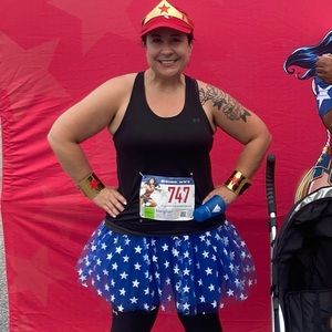 Wonder Woman Tutu, bracelets & crown